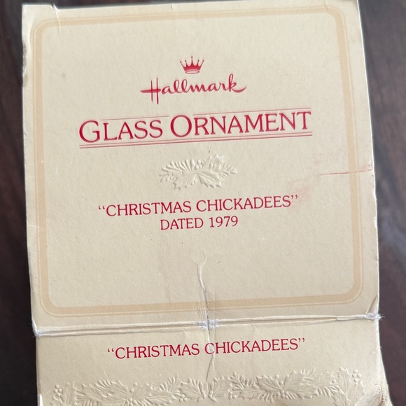1979 Hallmark Holiday Ornament “Christmas Chickadees” - Picture 5 of 5